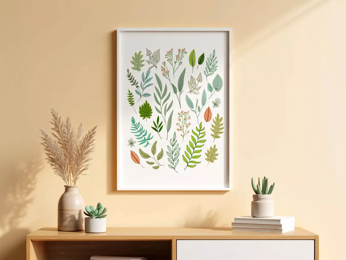 Natuurillustratie poster